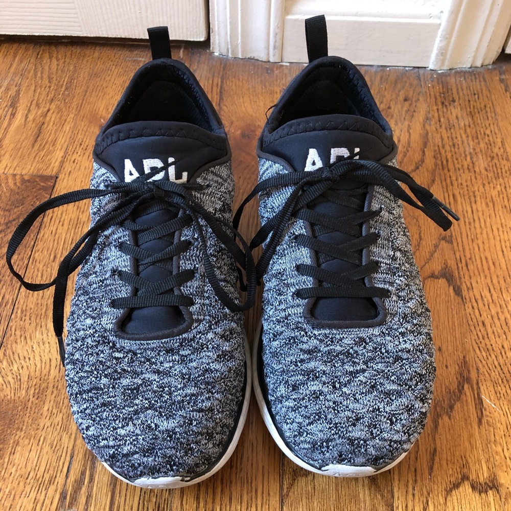 APL TECHLOOM PHANTOM SNEAKERS GREY/BLK SZ 8.5